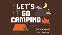 Camp Out Facebook Event Cover Design