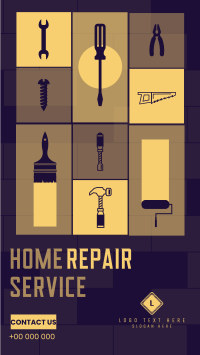 Home Repair Service Instagram Story Design