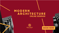 Contemporary Architecture Studio Facebook event cover Image Preview