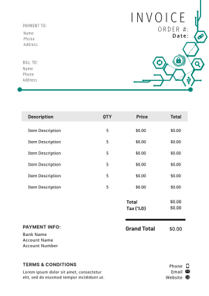 Cyber Technology Invoice Image Preview
