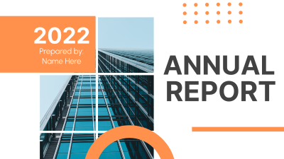 Annual Report Cover Facebook event cover Image Preview