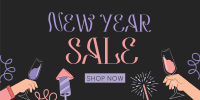 New Year Celebration Sale Twitter post Image Preview