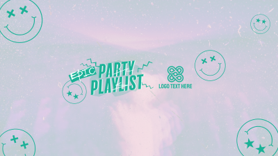 Epic Party Playlist YouTube Banner Image Preview