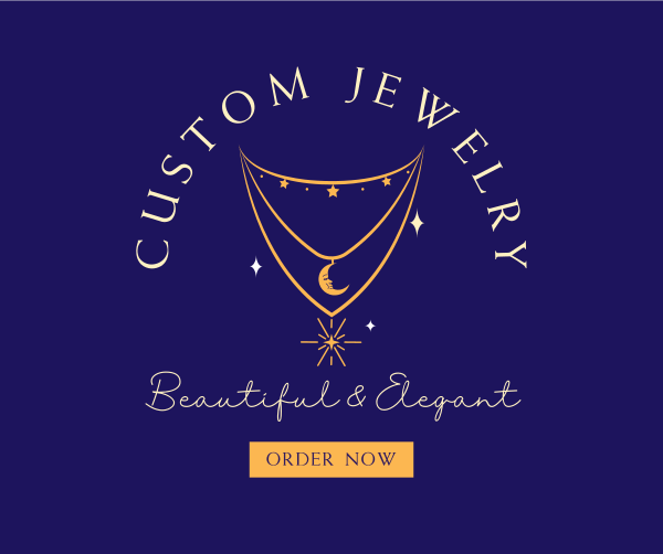 Custom Jewelries Facebook Post Design