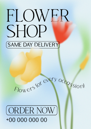 Flower Shop Delivery Flyer Image Preview