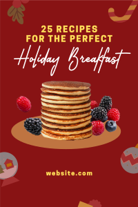 Holiday Breakfast Restaurant Pinterest Pin Image Preview