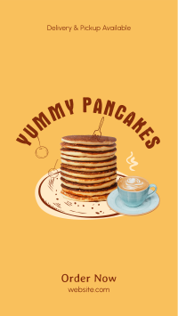 Delicious Breakfast Pancake  Facebook story Image Preview