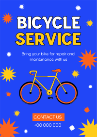 Plan Your Bike Service Flyer Design