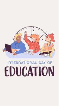 Students International Education Day TikTok Video Image Preview