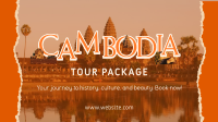 Cambodia Travel Facebook Event Cover Design