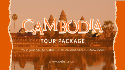 Cambodia Travel Facebook event cover Image Preview