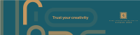 Trust Your Creativity LinkedIn banner Image Preview