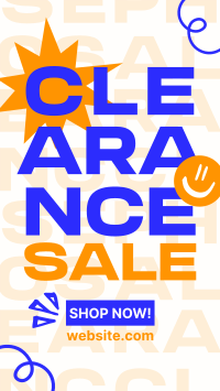 Clearance Sale Scribbles YouTube Short Design
