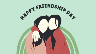 Happy Friendship Day Girl Friends Facebook event cover Image Preview