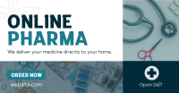 Online Pharma Business Medical Facebook Ad Design