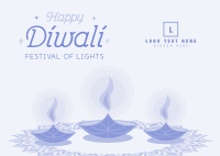 Happy Diwali Postcard Image Preview