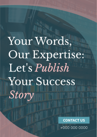 Let's Publish Your Story Flyer Design