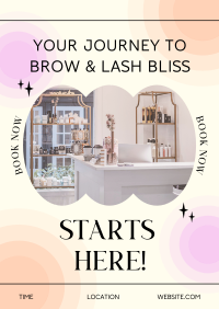 Lash Bliss Journey Flyer Design