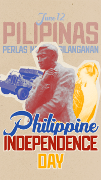 Retro Philippine Independence Day YouTube Short Design