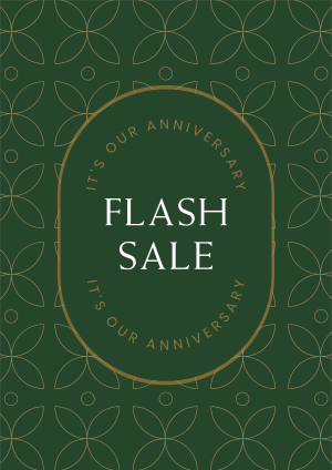 Anniversary Flash Sale Flyer Image Preview