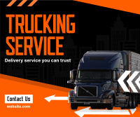 Truck Moving Service Facebook Post Design