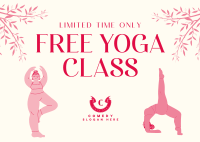 Zen Yoga Promo Postcard Design
