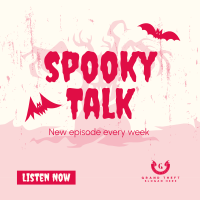 Spooky Talk Instagram Post Design