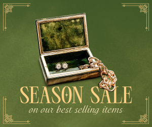 Earthy Jewelry Sale Facebook post Image Preview