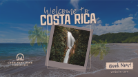 Paradise At Costa Rica Facebook Event Cover Design
