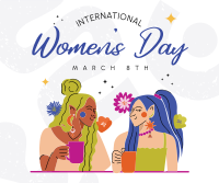Women's Day Blossoms Facebook Post Design