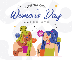 Women's Day Blossoms Facebook post Image Preview