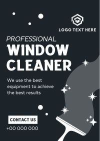 Sparkling Windows Poster Design