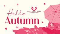 Hello Autumn Greetings Animation Design