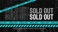 Sold Out Update Facebook Event Cover Design