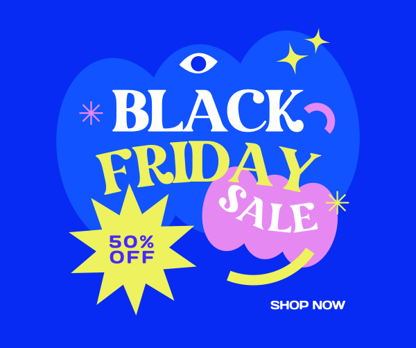 Abstract Black Friday Facebook Post Design Image Preview