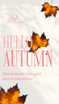 Cozy Autumn Greeting Instagram Story Design
