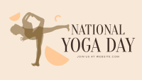 National Yoga Day Facebook Event Cover Design