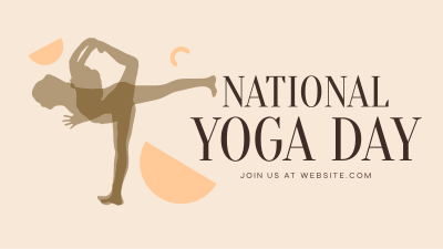 National Yoga Day Facebook event cover Image Preview