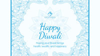 Fancy Diwali Greeting Facebook Event Cover Image Preview