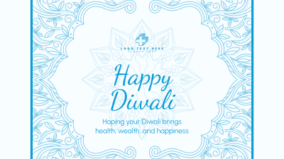 Fancy Diwali Greeting Facebook event cover Image Preview