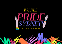World Pride Sydney Postcard Image Preview