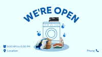 Laundry Clothes Facebook event cover Image Preview