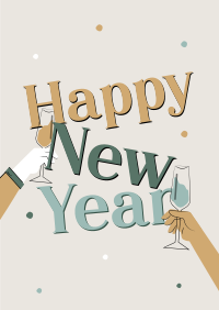 Quirky New Year Poster Image Preview
