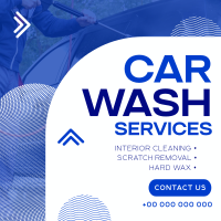 Minimal Car Wash Service Linkedin Post Image Preview