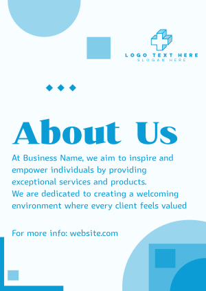 About Us Introductory Poster Image Preview