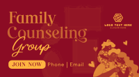 Family Counseling Group Facebook Event Cover Design
