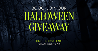 Haunted Night Giveaway Facebook ad Image Preview