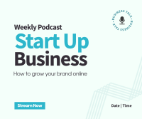 Simple Business Podcast Facebook post Image Preview
