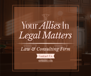 Law Consulting Firm Facebook post Image Preview