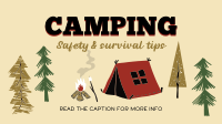 Cozy Campsite Facebook event cover Image Preview